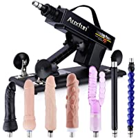 Máquina sexual AUXFUN con 7 accesorios- 3 máquinas sexuales con enchufe XLR para hombres- mujeres y parejas- máquina de…